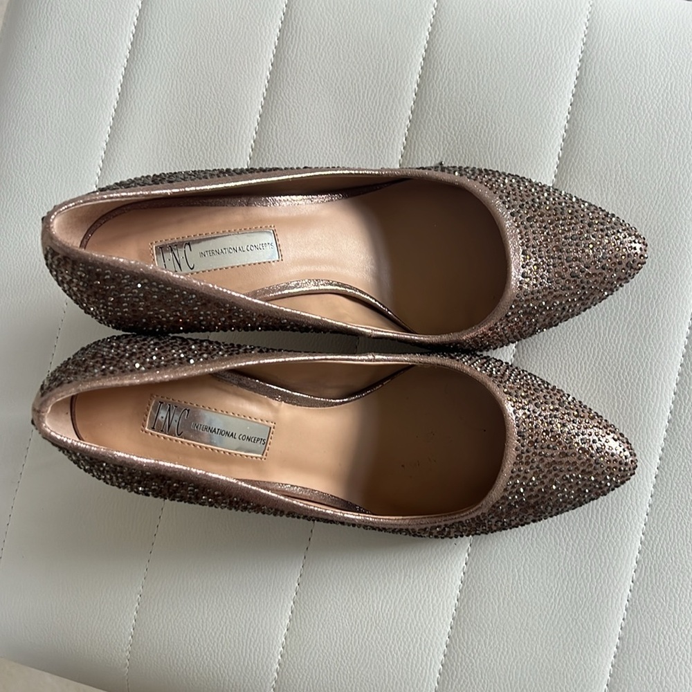 I I.N.C. INTERNATIONAL CONCEPTS
Women's Embellished Pointed Toe Pumps, Macy’s